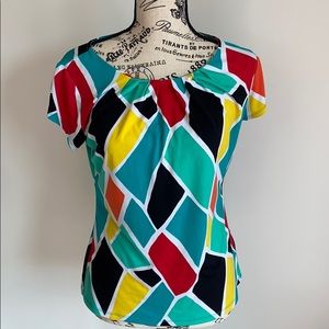 Colorful Petite Small Worthington Dress Blouse
